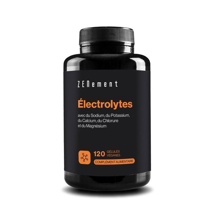 Electrolytes with Sodium, Potassium, Calcium, Chloride and Magnesium - 120 Capsules