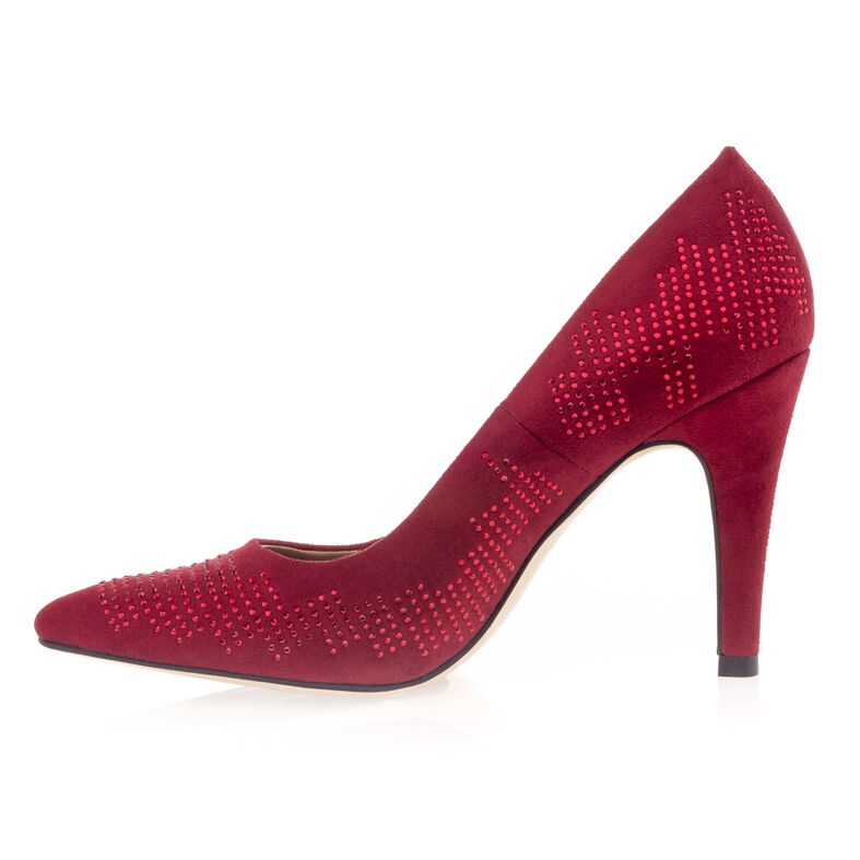 Zapatos de tacón rojos para mujer
