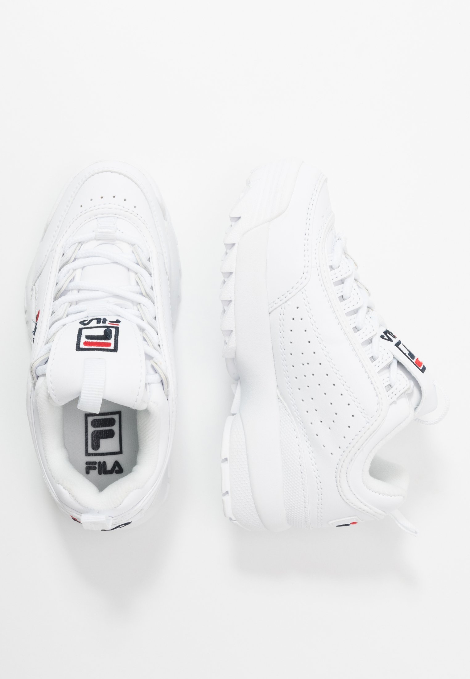 Fila DISRUPTOR KIDS TEENS UNISEX - Sneakers - wit