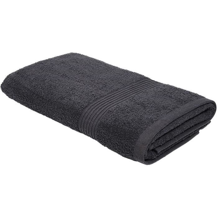 TODAY Essential - Toalla de baño 70x130 cm 100% algodón color carbón