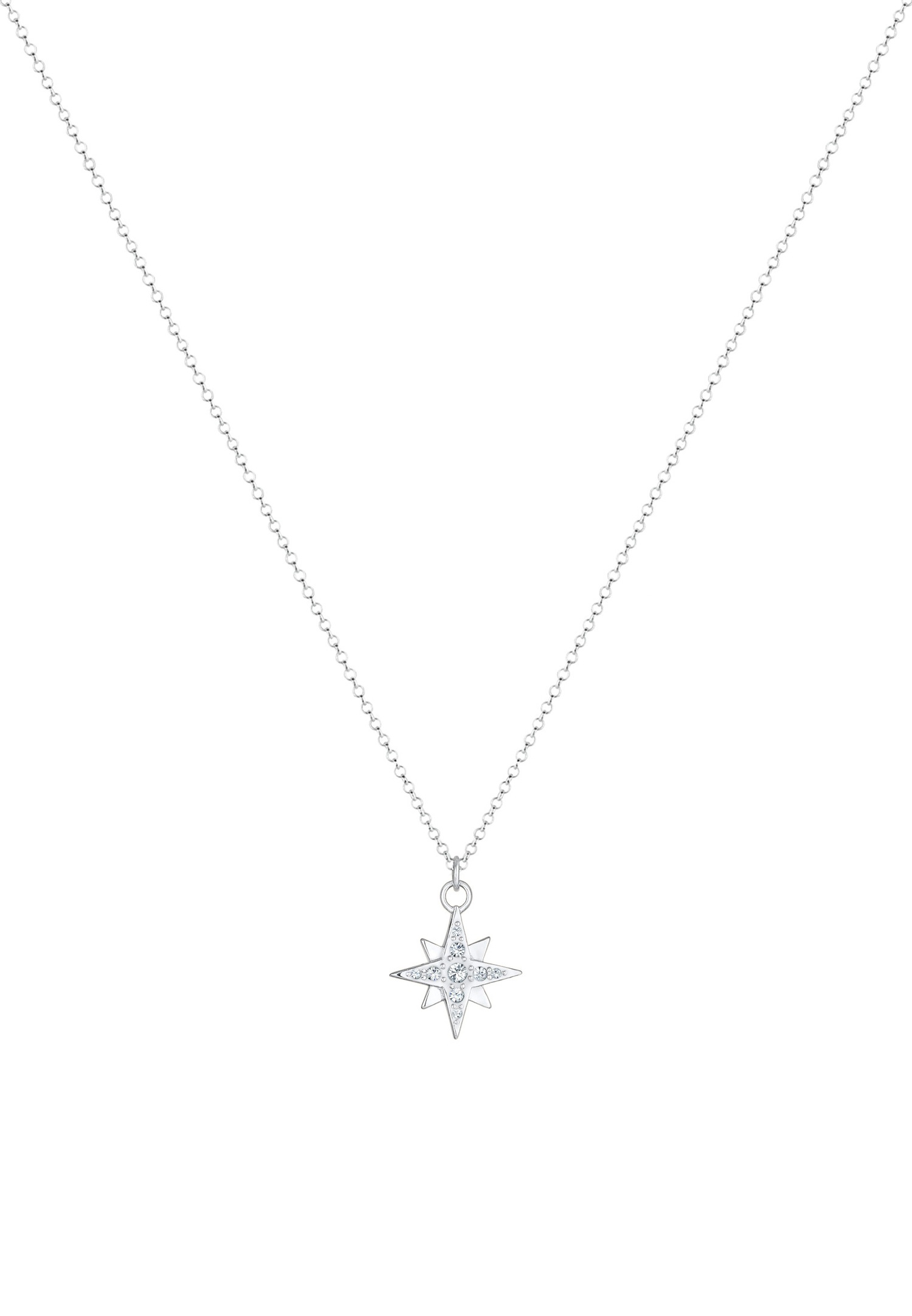 Nenalina Femmes Pendentif Astro étincelant Spirituel avec cristaux en argent sterling 925