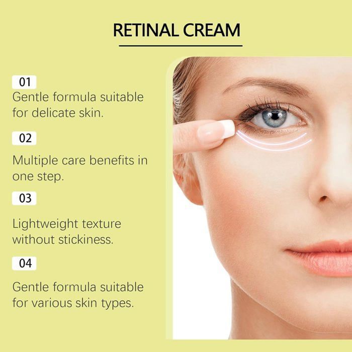 Sueros reafirmantes Retinal Shot, Retinal Shots para rostro y ojos, Crema reafirmante para el contorno de ojos