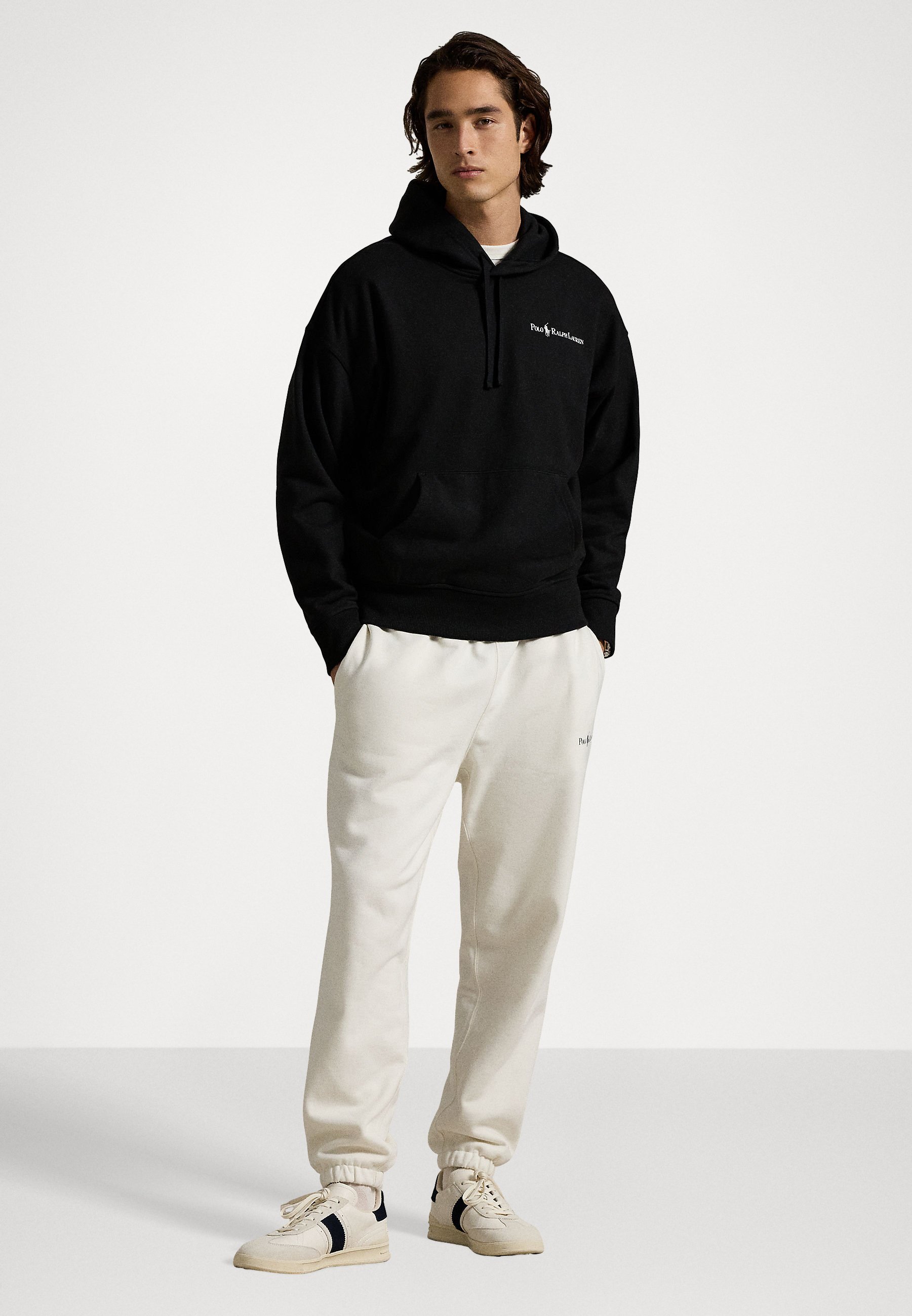 Felpa con cappuccio Polo Ralph Lauren RELAXED FIT con logo - Felpa - nera