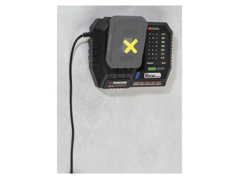 Carregador de bateria PARKSIDE PERFORMANCE® Smart PLGS 2012 A1, 12 A, 20 V