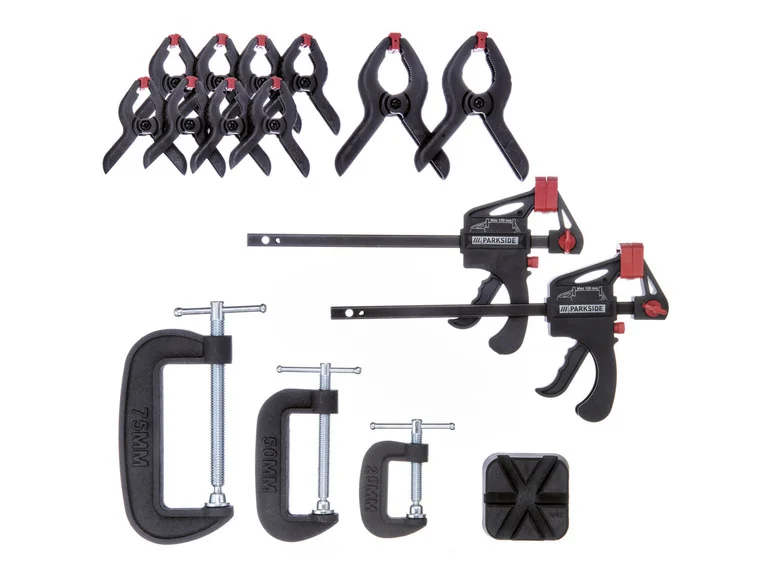 Braçadeira e braçadeira PARKSIDE® Zestaw, 16 sztuk