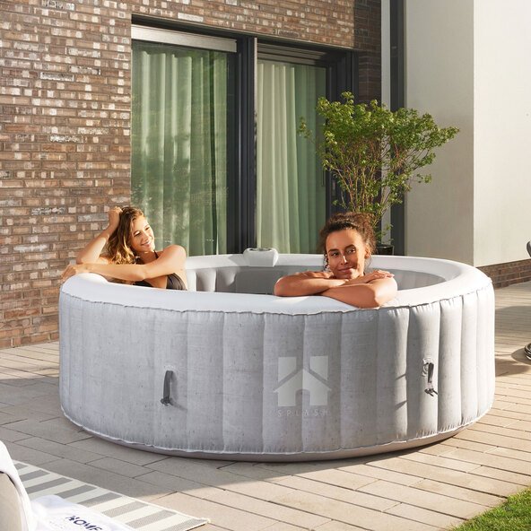Oppustelig whirlpool Splash, beton
