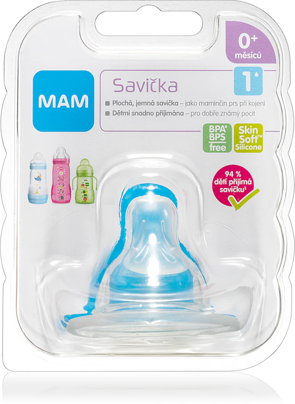 Bico para mamadeira MAM Baby Breast Teat V1