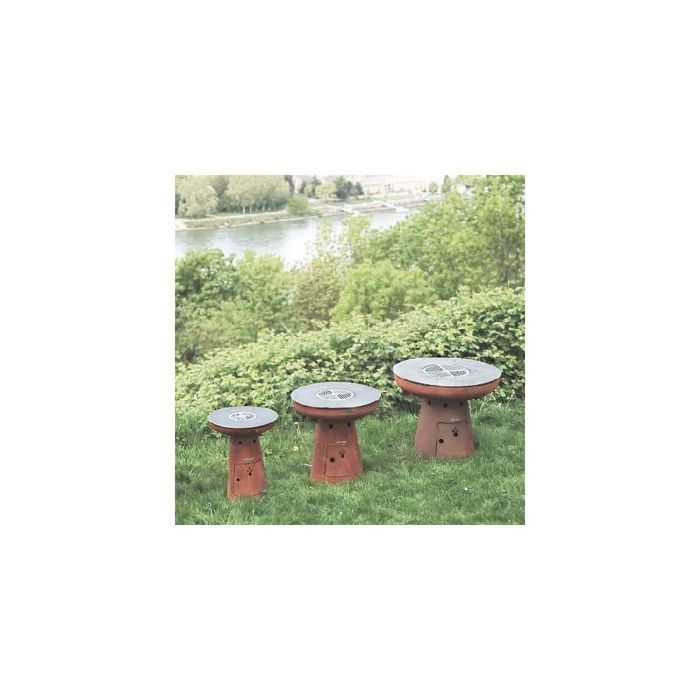 Nero steel fire pit barbecue, 62 x 75 cm (DxH), Orange