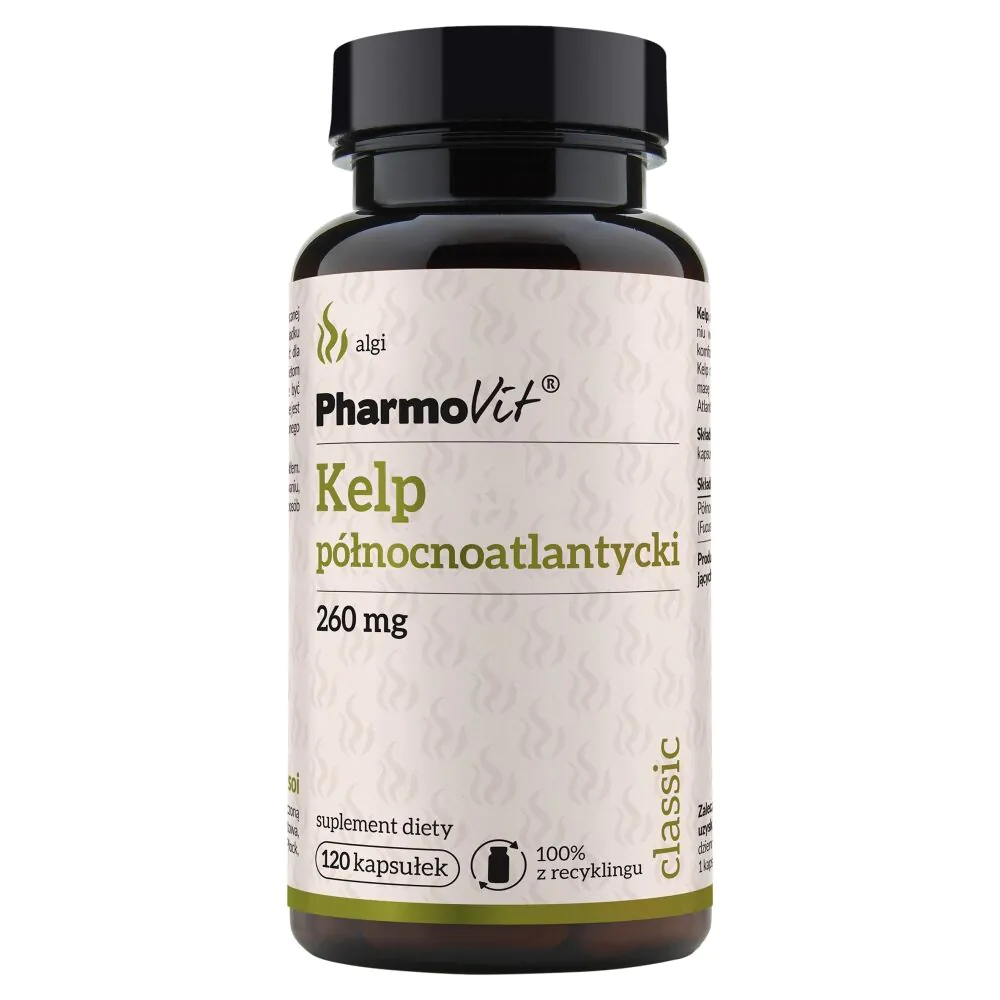 PharmoVit Classic Kelp północnoatlantycki 260 mg Kapsułki