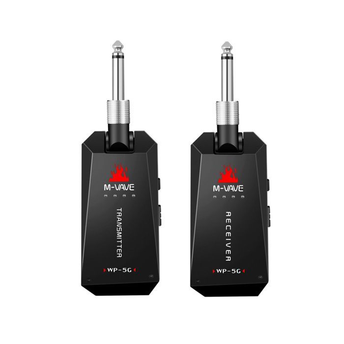 Système audio sans fil pour guitare basse - RNCYN - WP-5G - Sans fil 5.8G - Rechargeable - Annulation du bruit