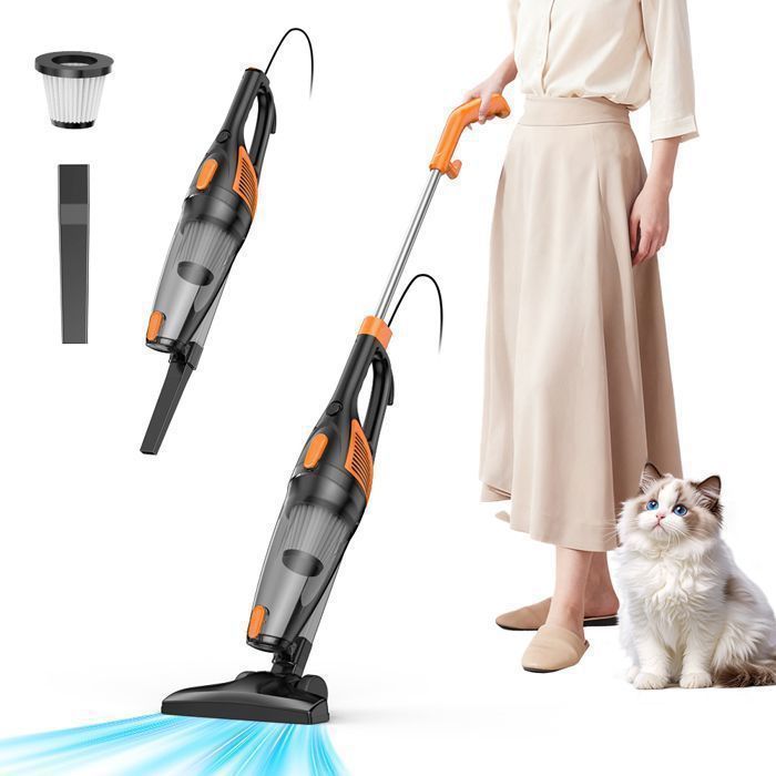 Aspirapolvere senza fili - Azmsary Turbo V9 - 600W - 22 kPa - 2 in 1 (cavo da 6 m)