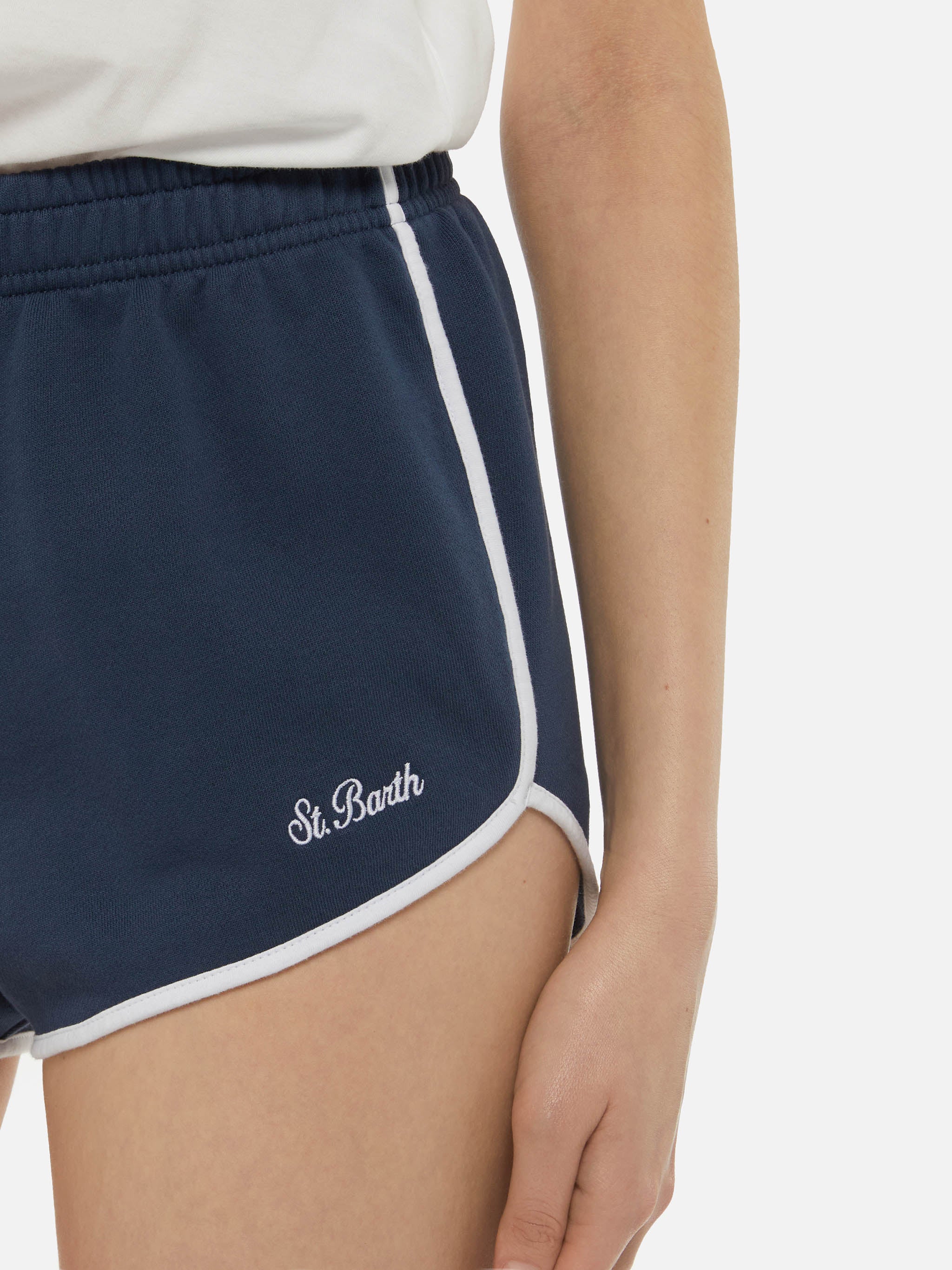 Francine katoenen shorts met trekkoord
