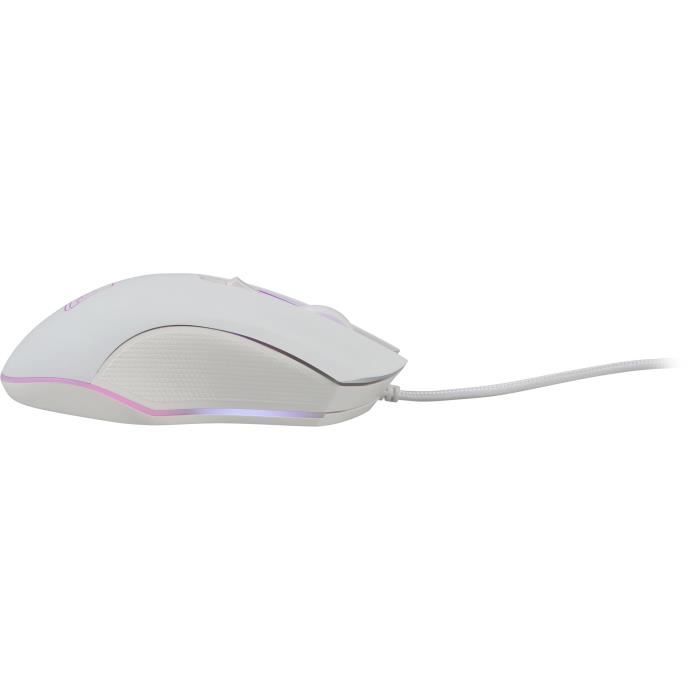 Mouse Gamer com Fio - THE G-LAB - KULT HELIUM - Branco