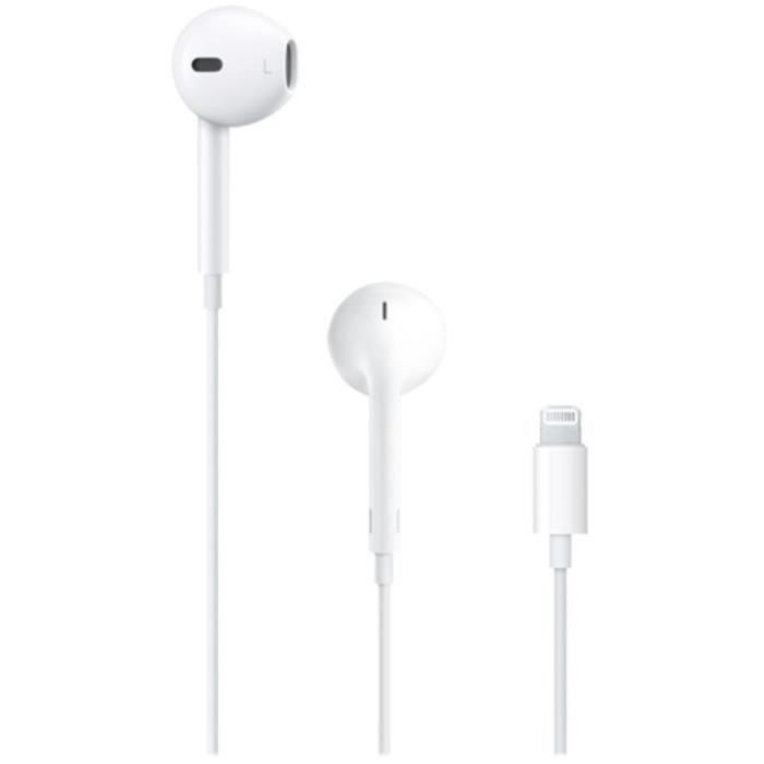 Auriculares Apple EarPods con conector Lightning blancos