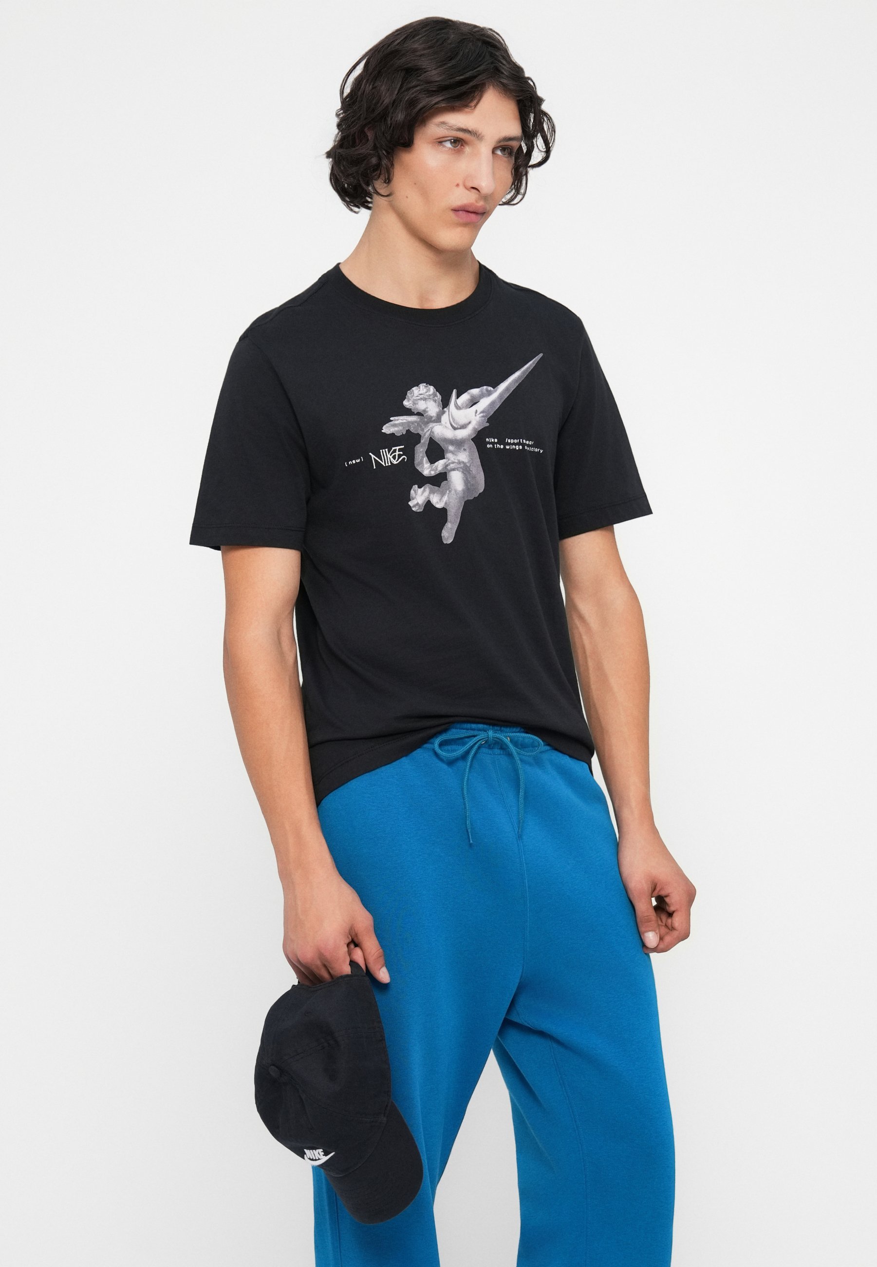 Nike Sportswear CLUB JOGGER - Spodnie dresowe - zielony abyss/biały