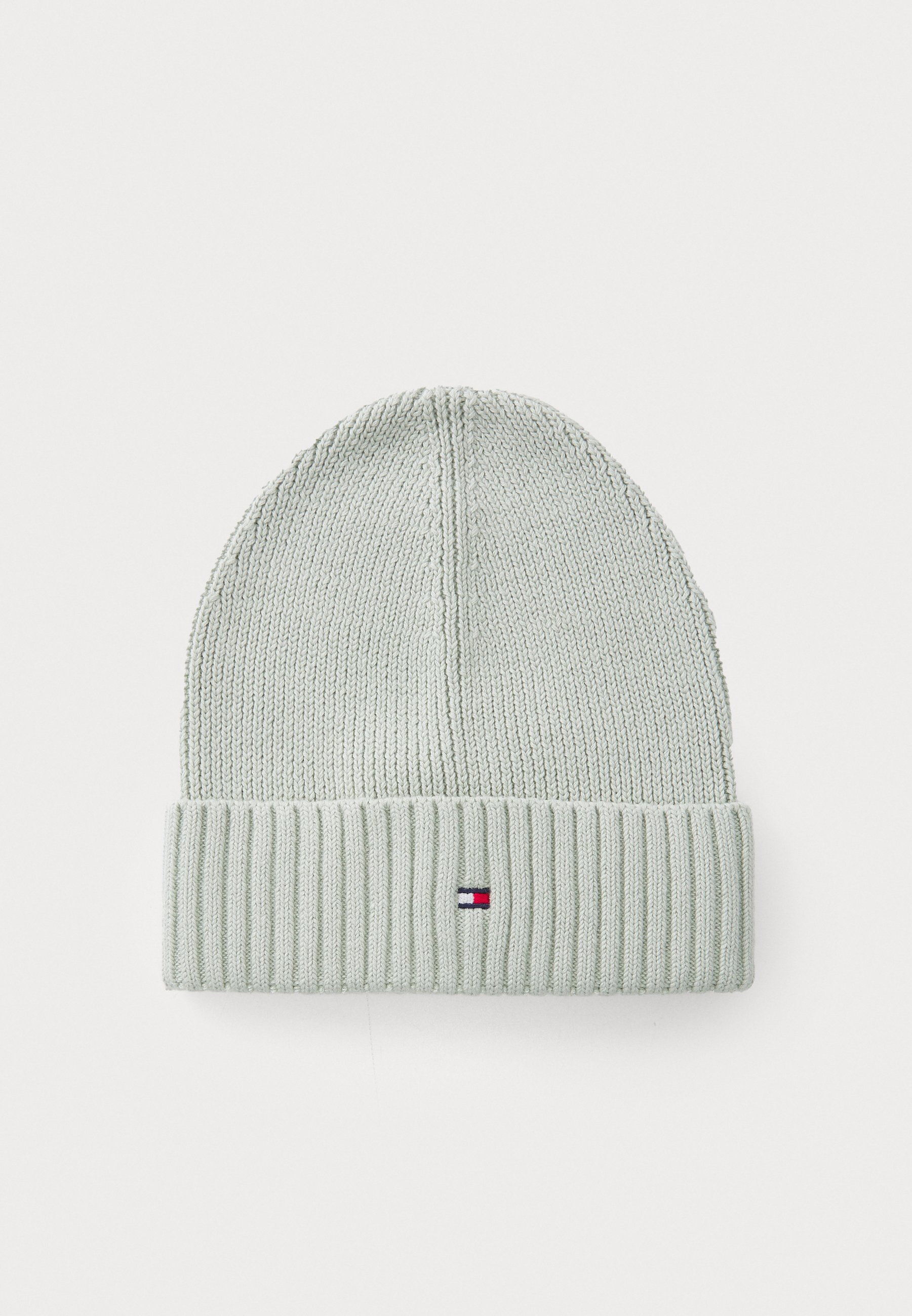Tommy Hilfiger BERRETTO UNISEX CON BANDIERA PICCOLA - Berretto - salvia nebbiosa