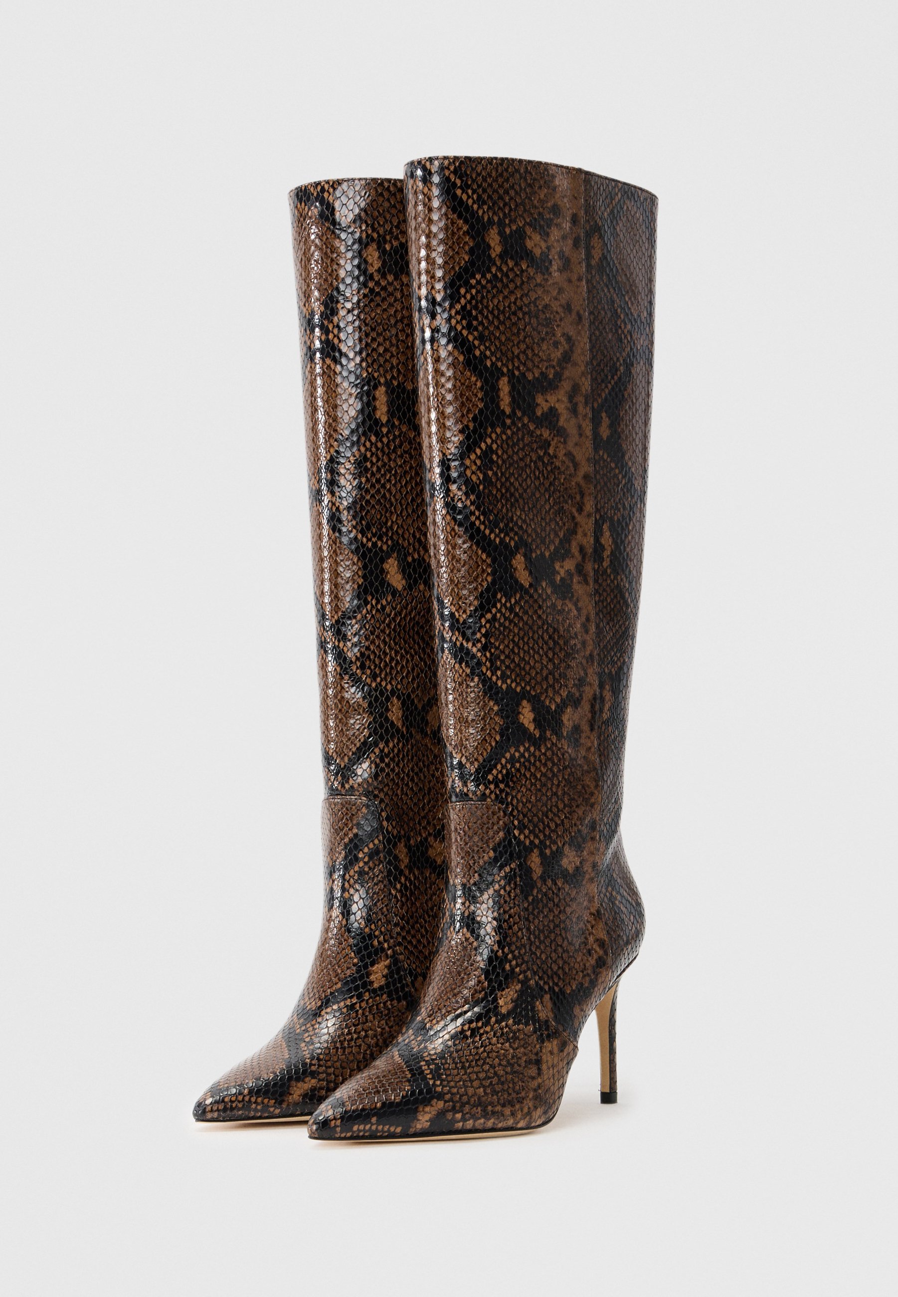 Bottes à talons hauts Stuart Weitzman POWER 85 - espresso