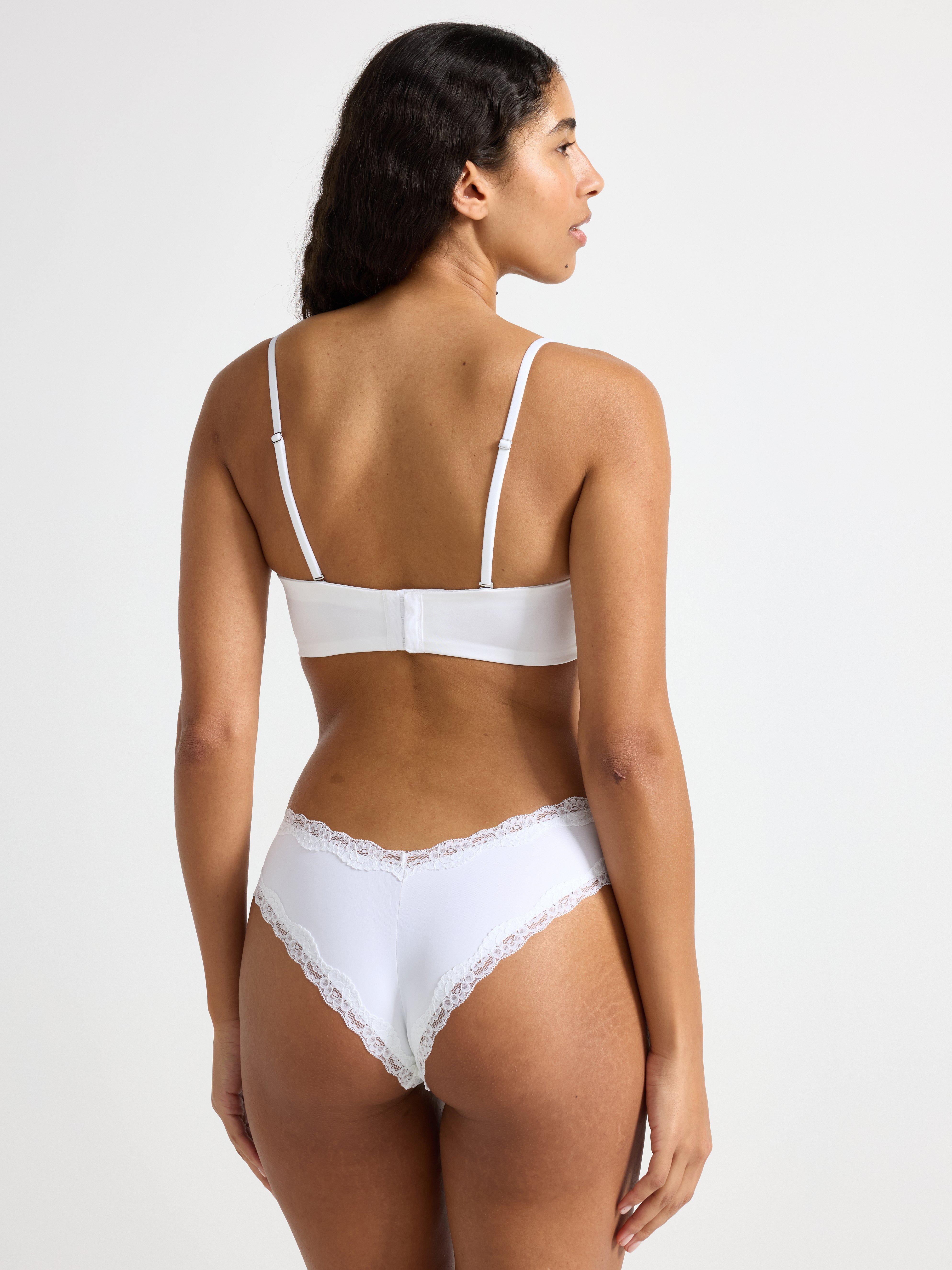 Sujetador sin tirantes blanco