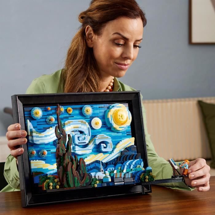 LEGO Ideas 21333 Exclusive to Cdiscount: Vincent Van Gogh - The Starry Night, Canvas Print