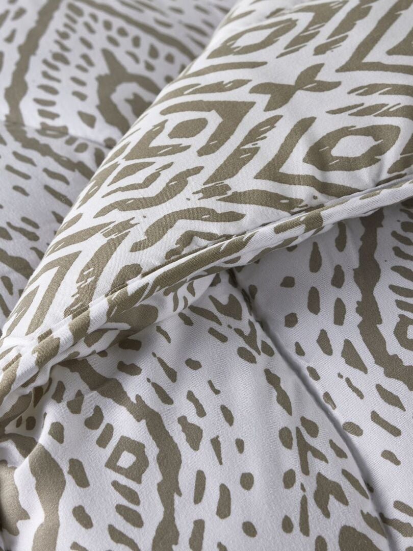 Colcha estampada - BEGE