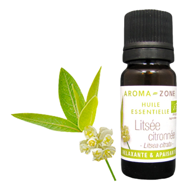 Huile essentielle Litsée citronnée BIO 10ml