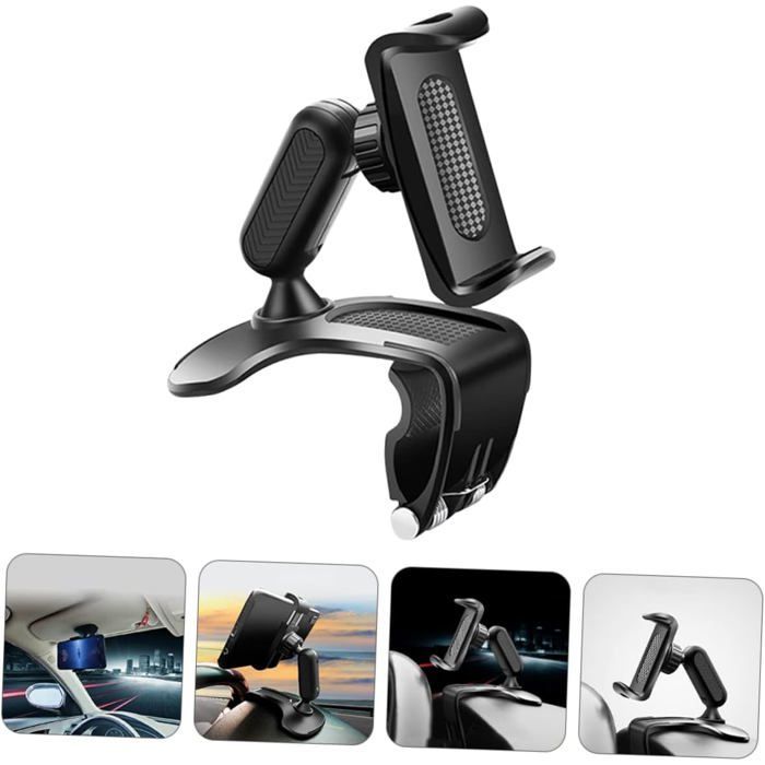 Universal Car Phone Holder - ULISEM - 360° Rotating - Reinforced Suction Cup - One-Hand Installation