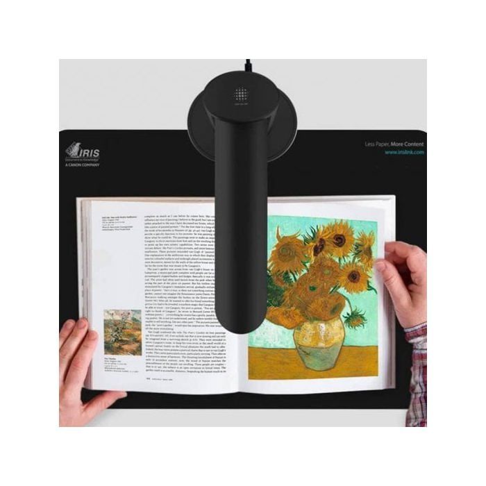 Scanner de documents professionnel polyvalent Iriscan Desk 6 Business - PDF/DOC/XLS/JPG - OCR 138 langues - Format jusqu'à A3 -