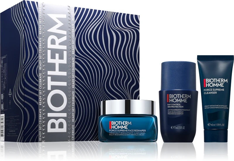 Biotherm Homme Force Supreme darilni set kreme za preoblikovanje obraza za moške