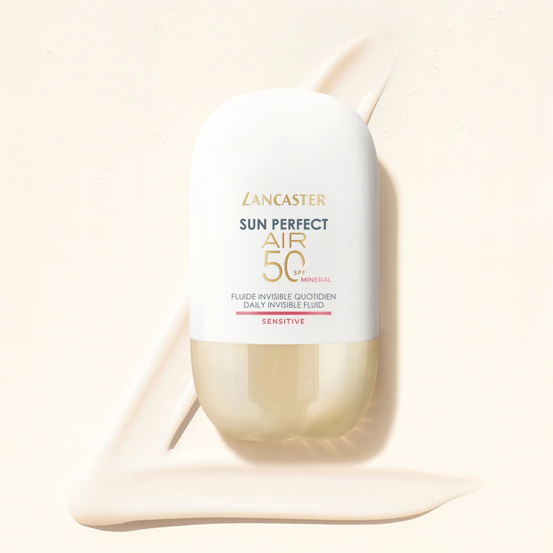 Lancaster Sun Perfect Air 50 Sensitive Mineral ultraľahký ochranný fluid pre citlivú pleť so sklonom k zafarbeniu