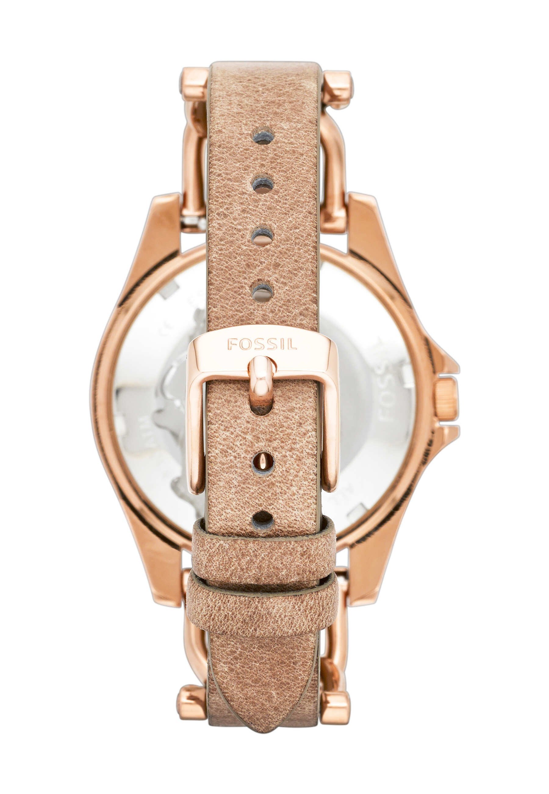Orologio Fossil RILEY - color oro rosa/marrone chiaro