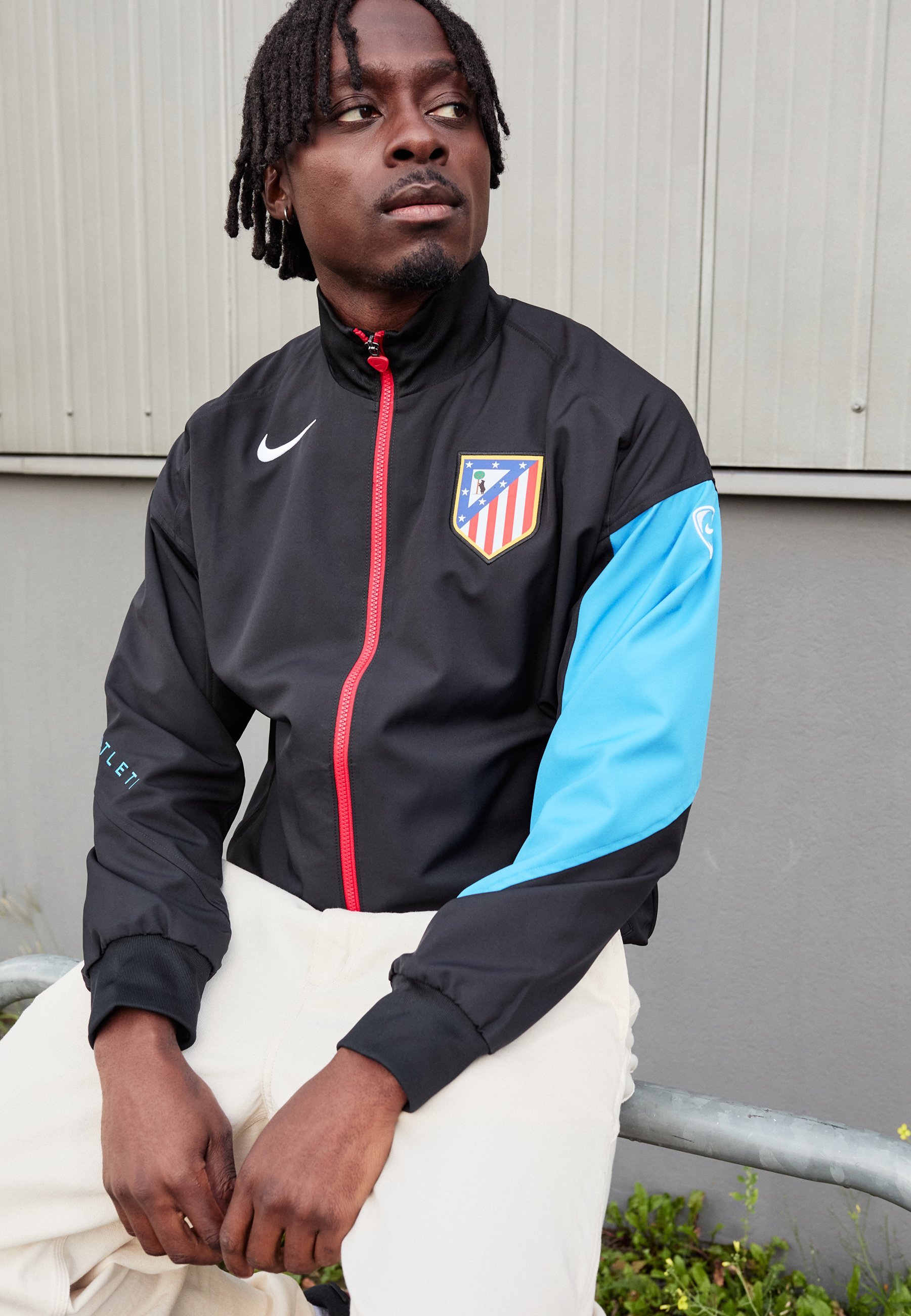 Nike Performance ATM 3RD - Clubwear - zwart/fotoblauw/sportrood/wit