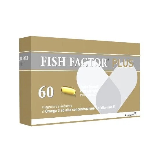 ALFASIGMA Fish Factor Plus 60 pérolas grandes para a saúde do coração
