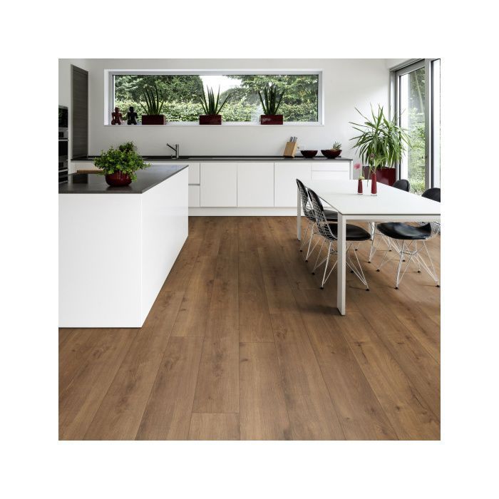 Suelo laminado flotante - Cocina y baño - Lamas anchas - Roble Capri - Paquete de 1.962 m²