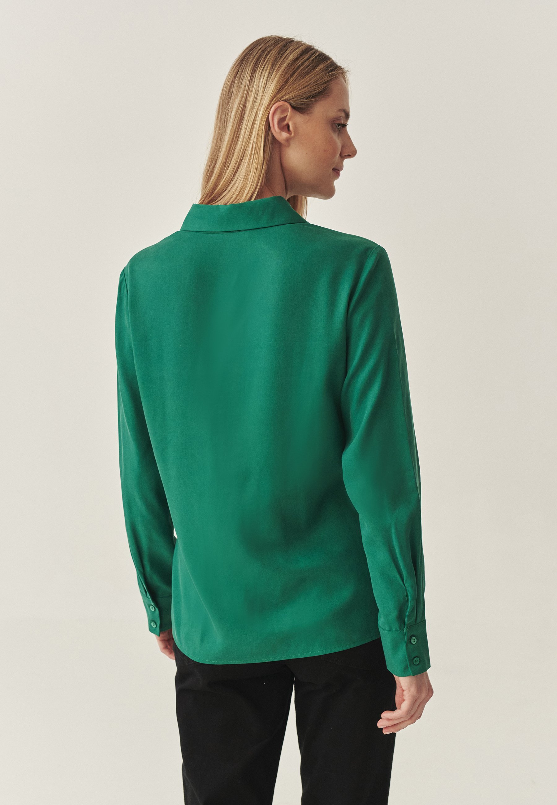 TATUUM NIKALI - Blouse met knoopsluiting - groen