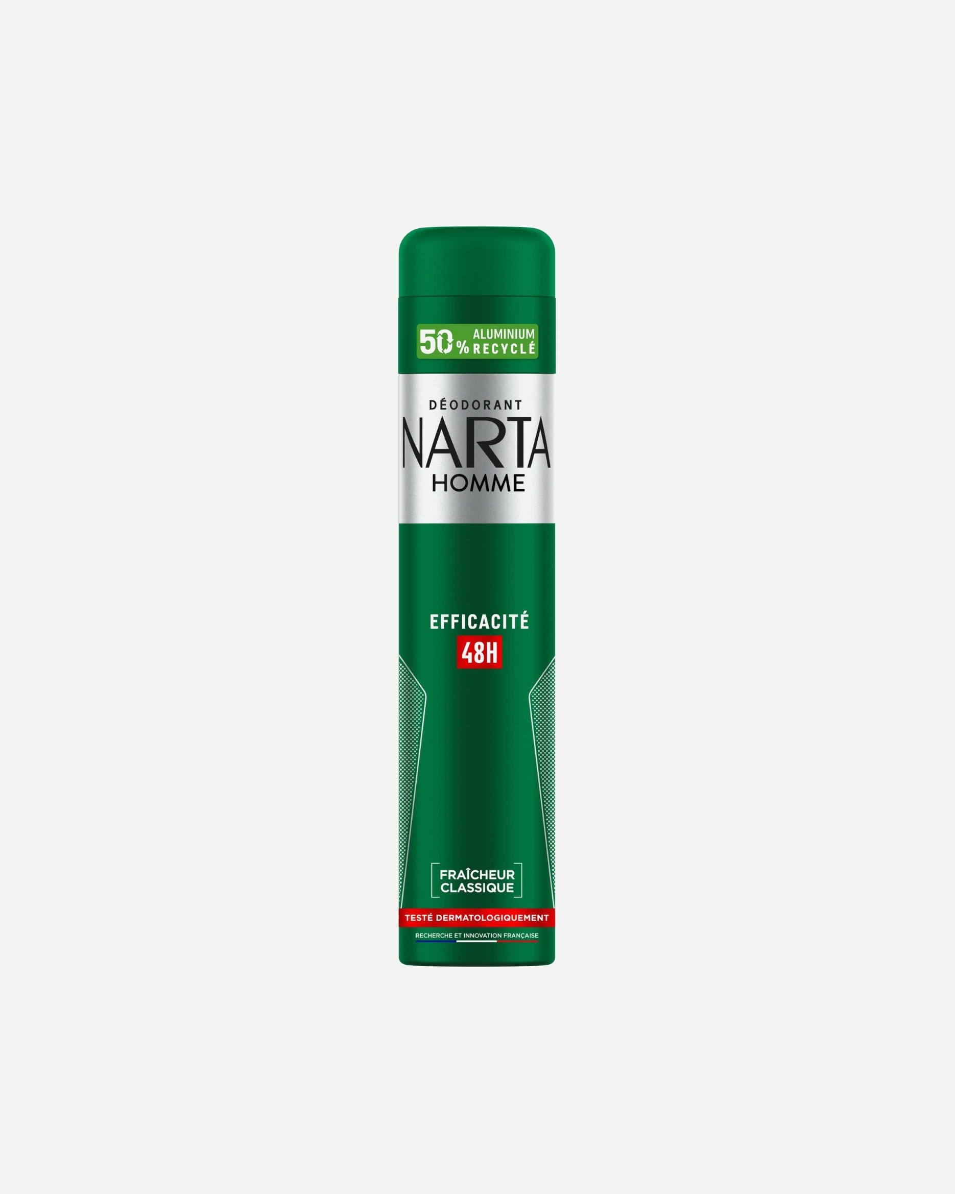 Narta Fraîcheur Classique Déodorant Spray Homme Fraicheur Classique Efficacité 48h