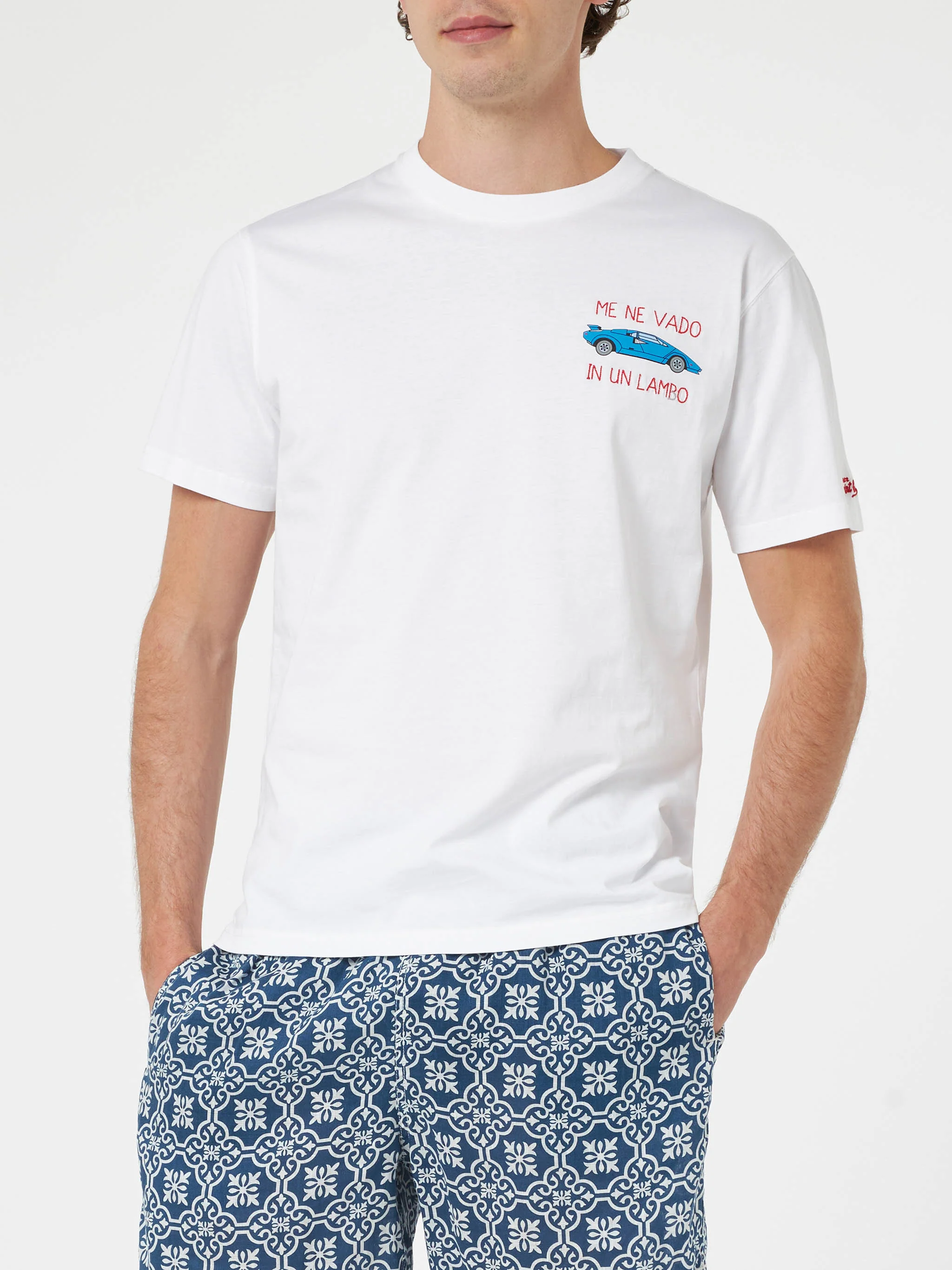 T-shirt Man | MC2 Saint Barth | White Cotton Jersey | 