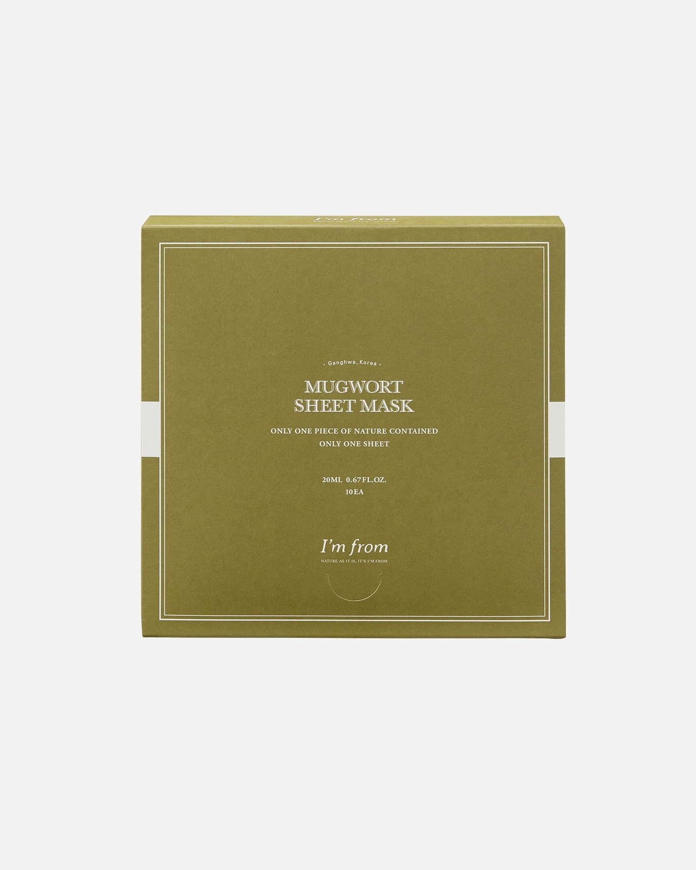 I'm From Glow Mask Mugwort sejas maska - 10 gabali