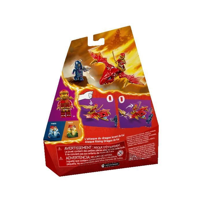 LEGO Ninjago 71801 El ataque del dragón rebelde de Kai. Regalos, juguetes y coleccionables para mayores de 6 años.
