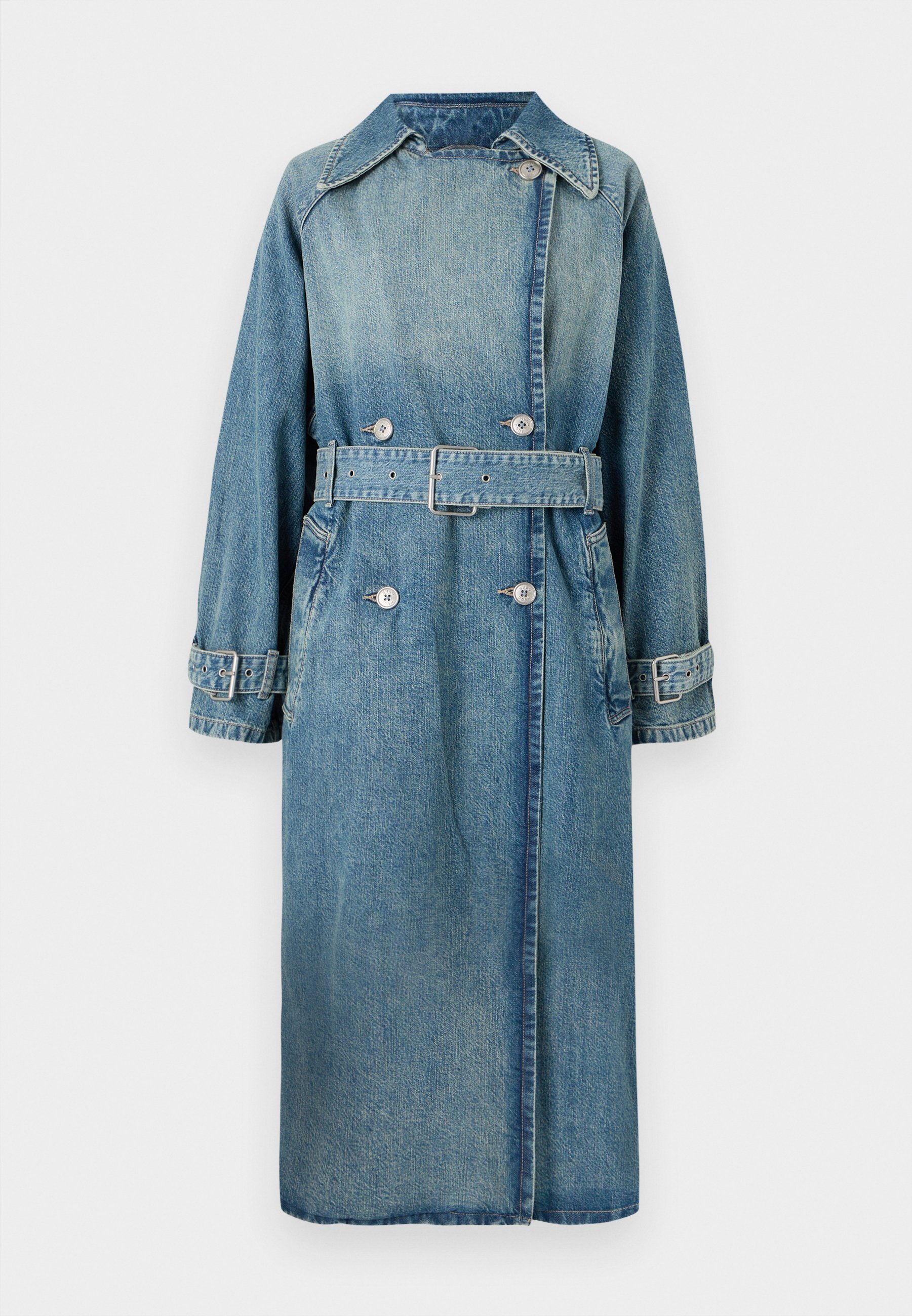 HUGO GARENA - Trenchcoat - felblauw