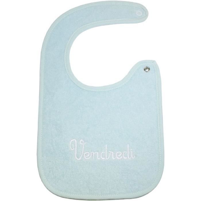 Set di 7 bavaglini giornalieri per neonati BABYCALIN - 17 x 29 cm