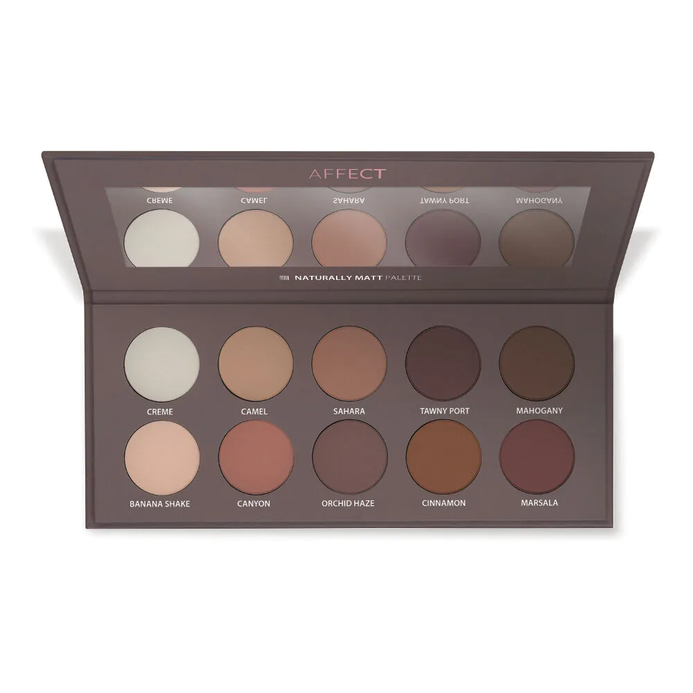 Affect Paleta Cieni Prasowanych Naturally Matt