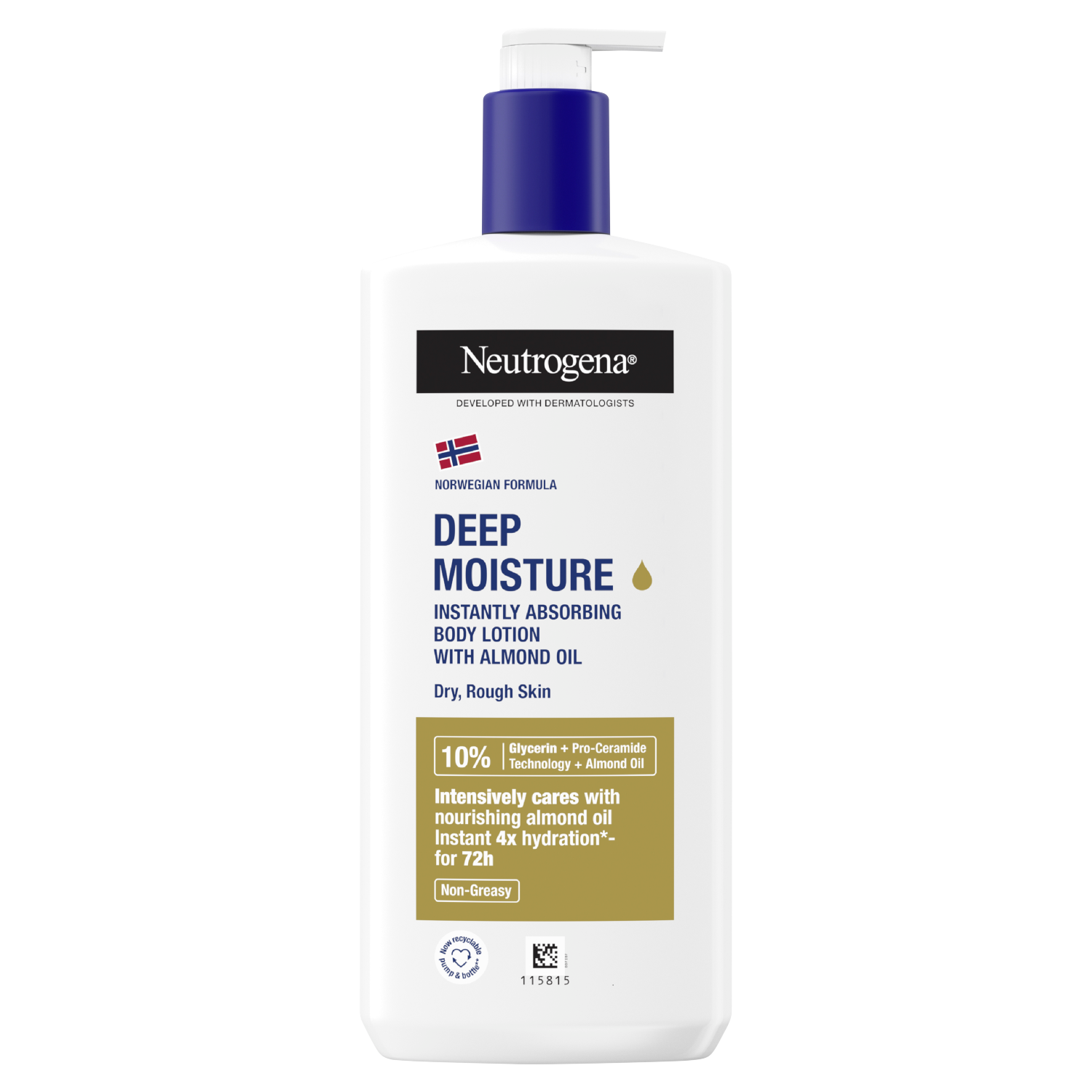 Neutrogena fuktighetsgivende kroppslotion med sesamolje 400 ml