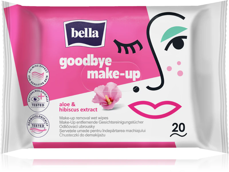 BELLA Make Up Aloe Vera odličovacie obrúsky