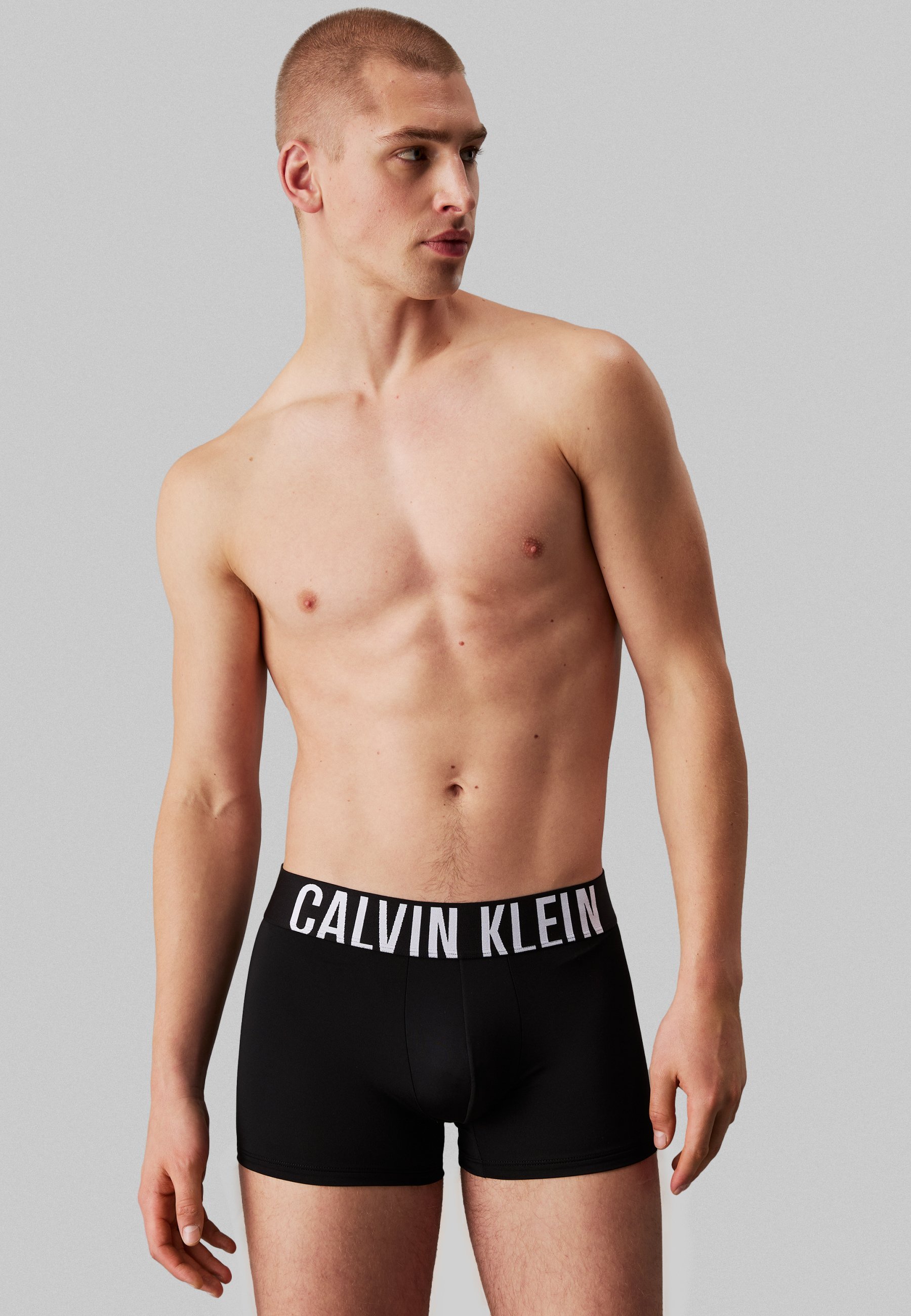 Calvin Klein Underwear TRUNK INTENSE POWER LOT DE 3 - Boxers - gris brumeux/blanc/vert fleur