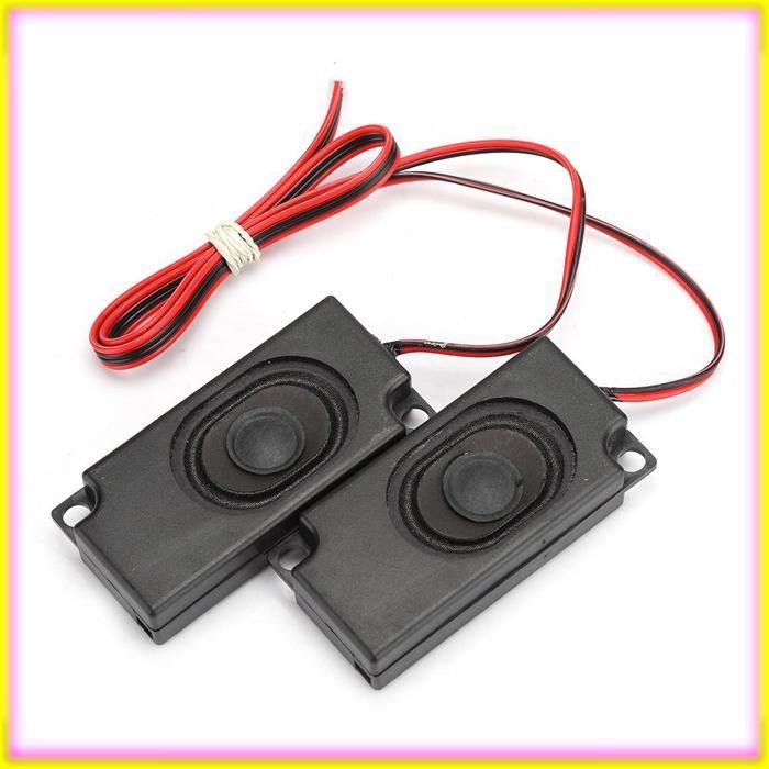 keenso double haut-parleur Haut-parleur Magnétique Portatif de cavité de Basse de 8Ω 3W pour l'usage à la son videoprojecteur