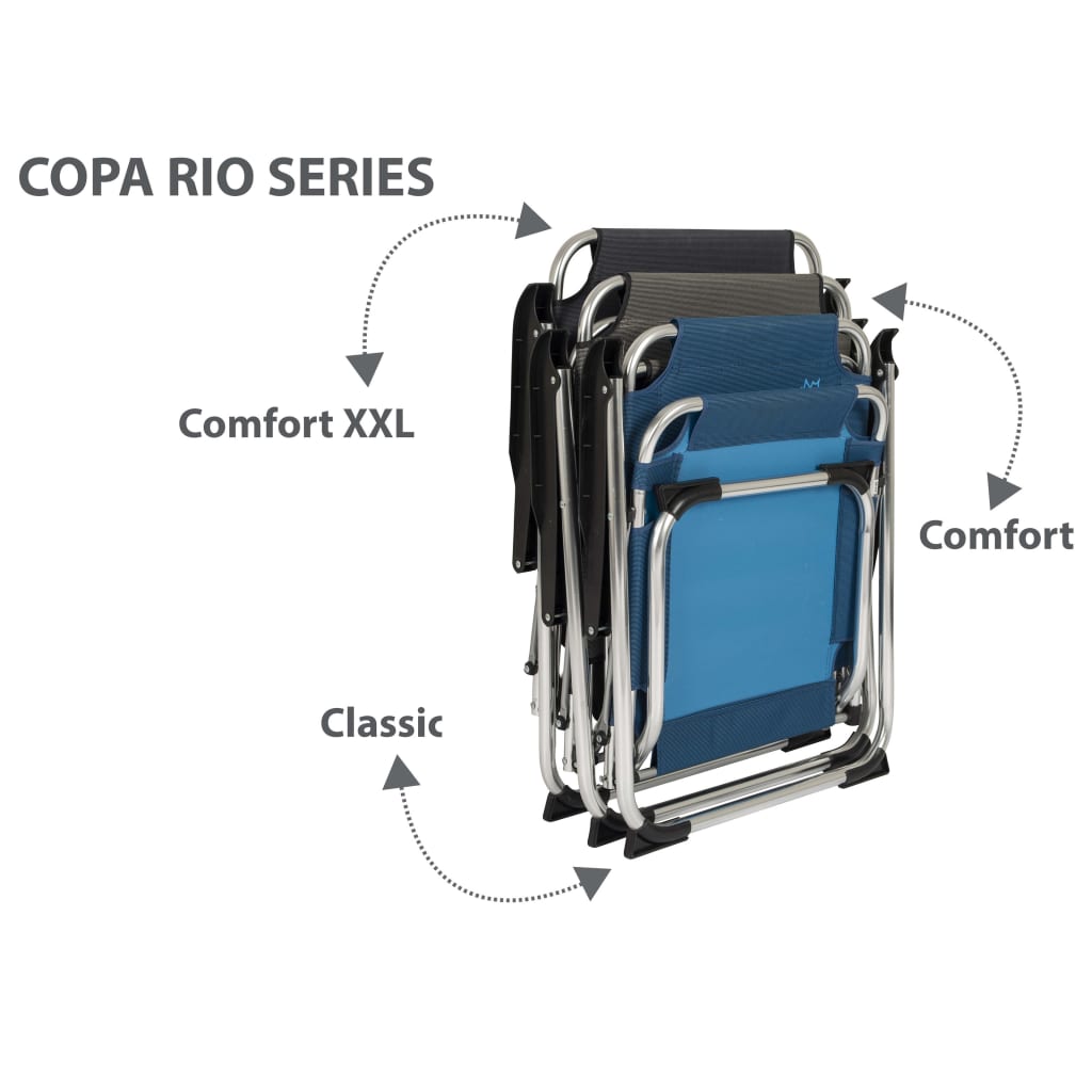Cadeira de camping dobrável Bo-camp Rio Comfort XXL Cup