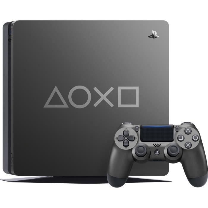 Sony PlayStation 4 Slim 1 To + 1 Manette - Gris - Edition Days Of Play - Reconditionné - Excellent état