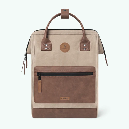 Cabaia Adventurer Medium Rygsæk med Beige Flap