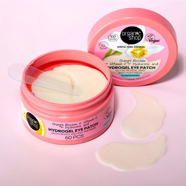 Oční náplasti s hydrogelem Orange Blossom Glow od Organic Shopu, 60 ks