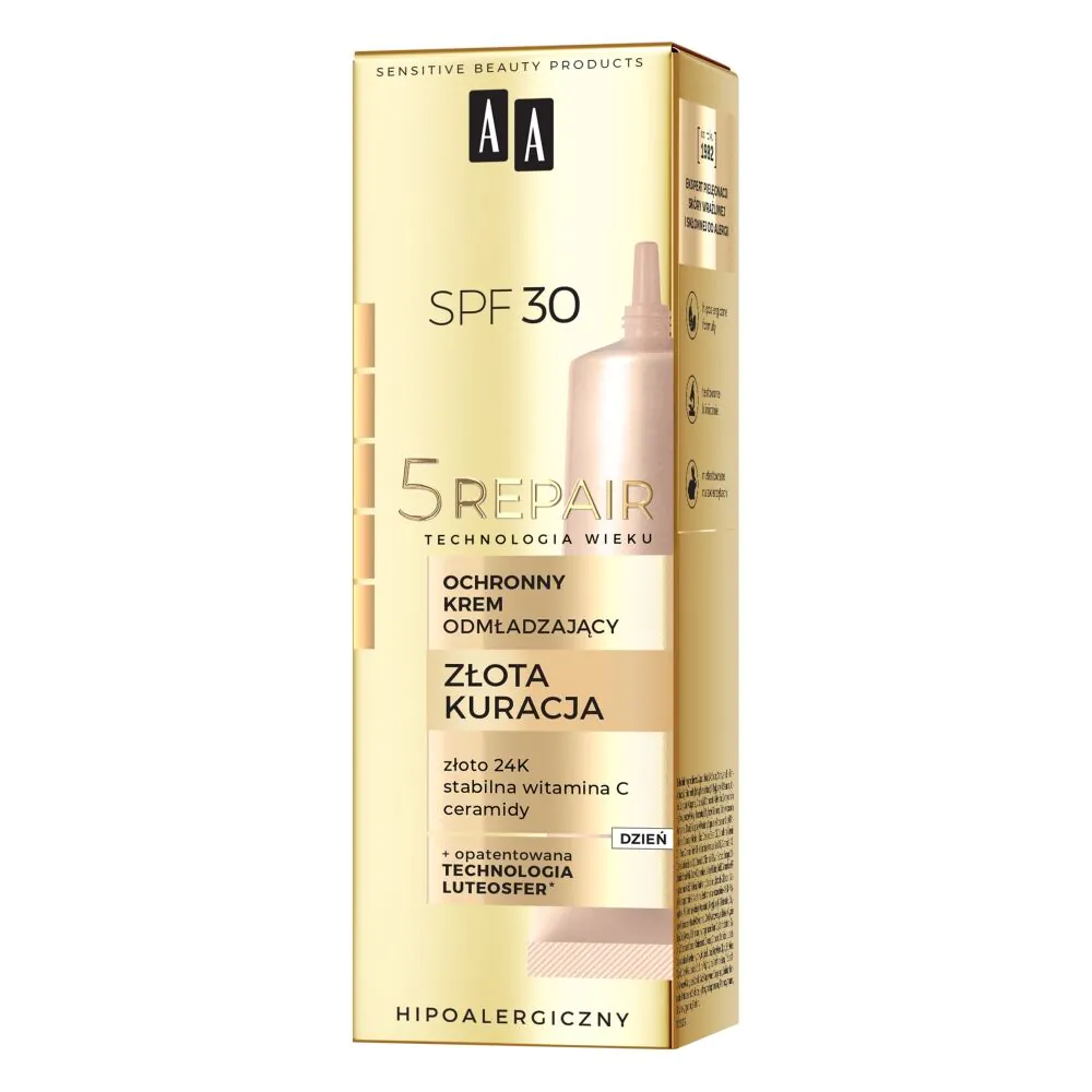 AA Technologia Wieku SPF30 Złota Kuracja - Ochronno-odmładzający krem 50ml